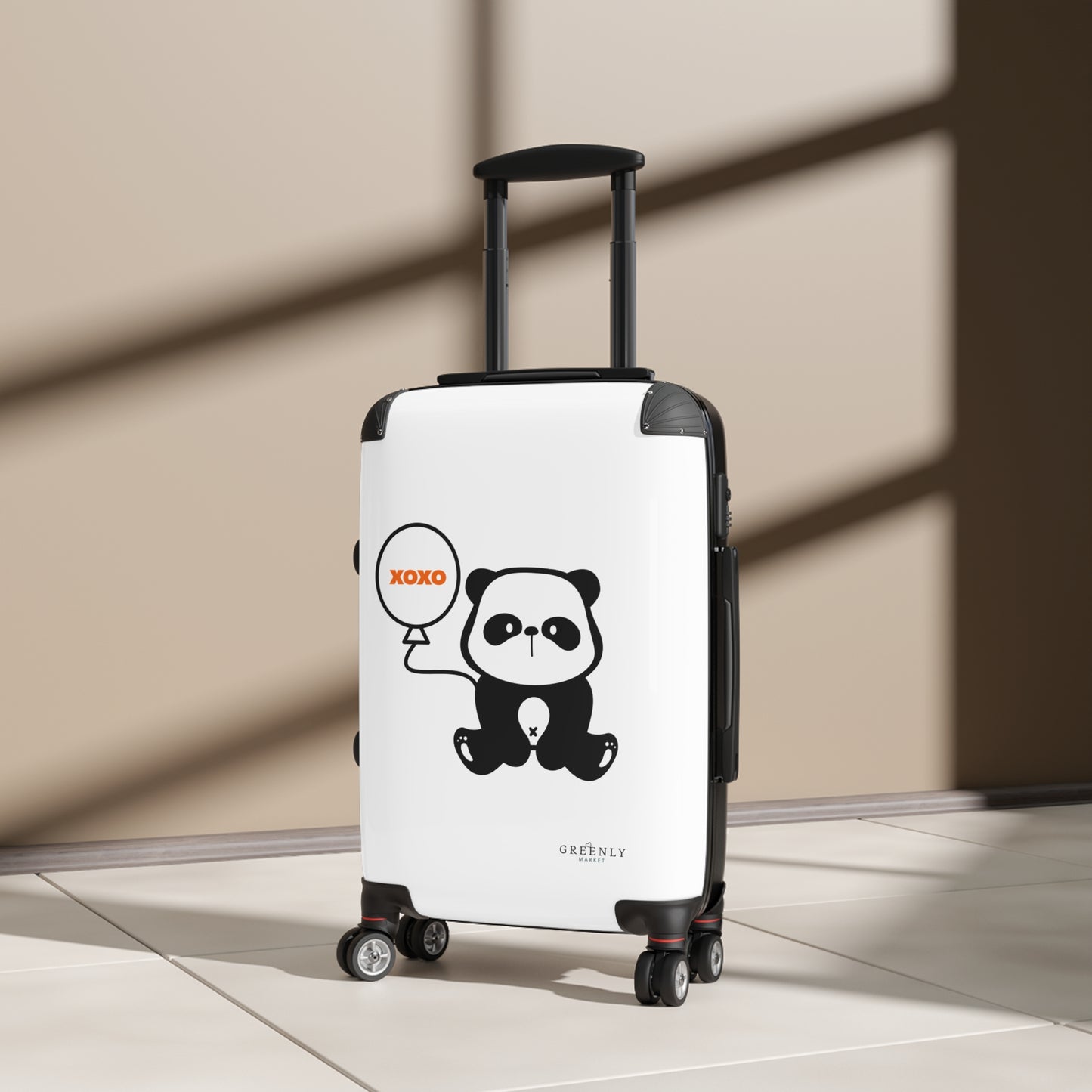 "XOXO Panda" Suitcase – Special Edition Stylish & Durable Travel Luggage