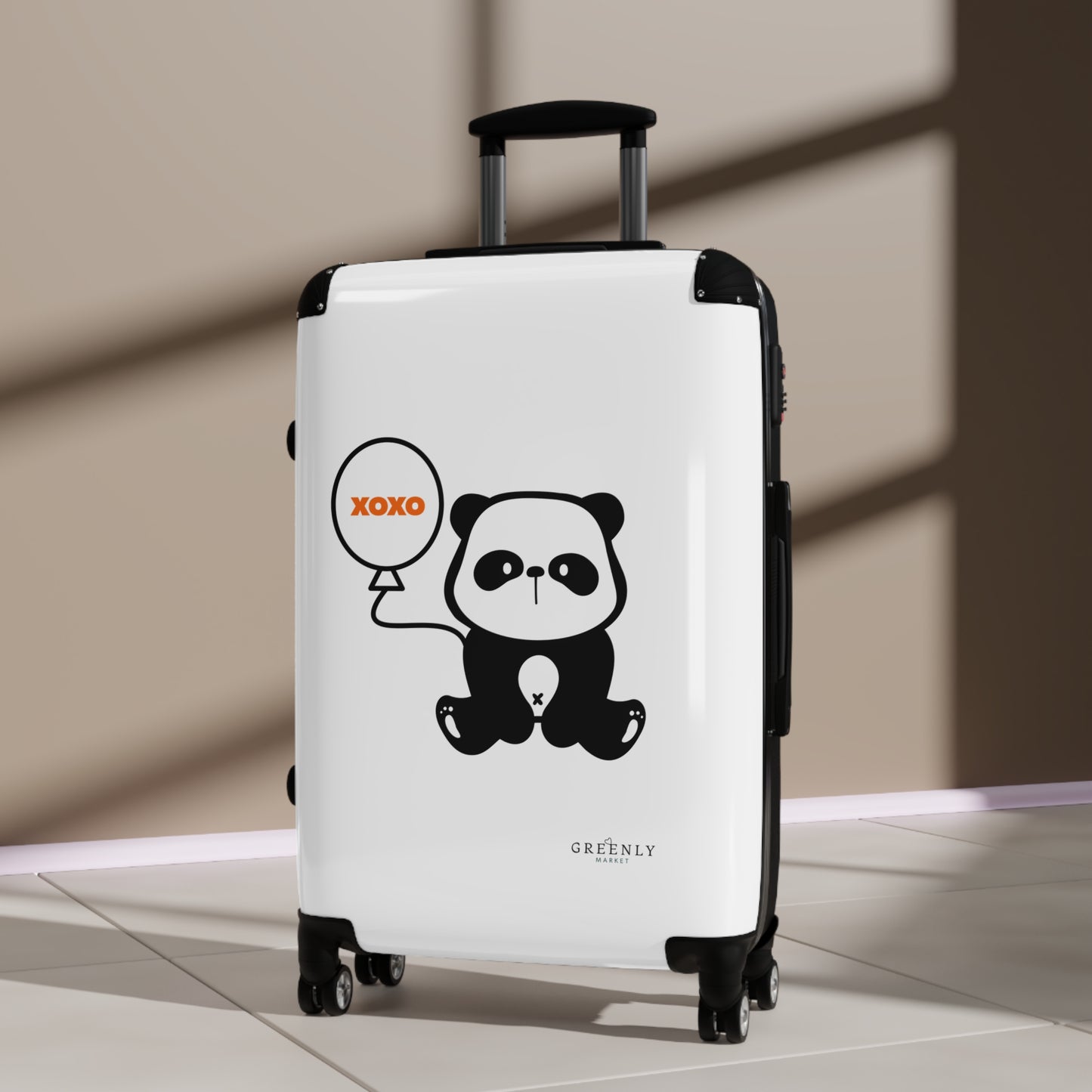 "XOXO Panda" Suitcase – Special Edition Stylish & Durable Travel Luggage